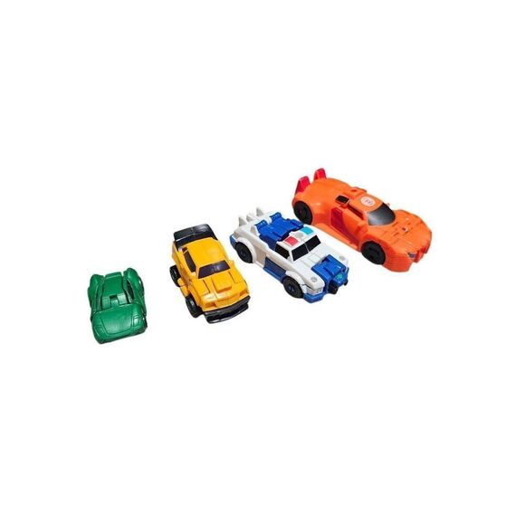 4 transformers bundle tiny turbo rare B.cool combine forces - Picture 2 of 6